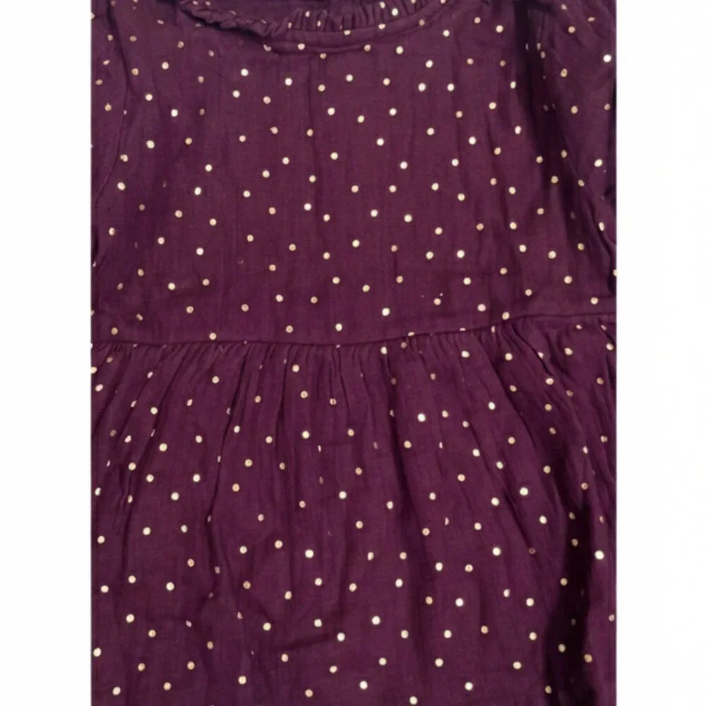 Burgundy Polka Dot set